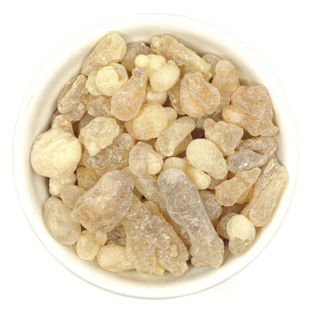 Schale mit Gelbem Weihrauch (Al Hojari) aus dem Oman.