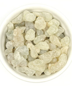 Schale mit grünem Weihrauch (Royal Hojari) aus dem Oman.