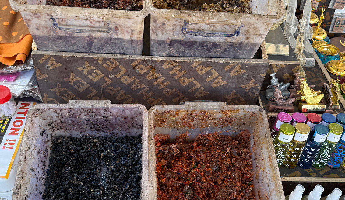 Bakhoor auf dem Al Hosn Markt in Salalah.